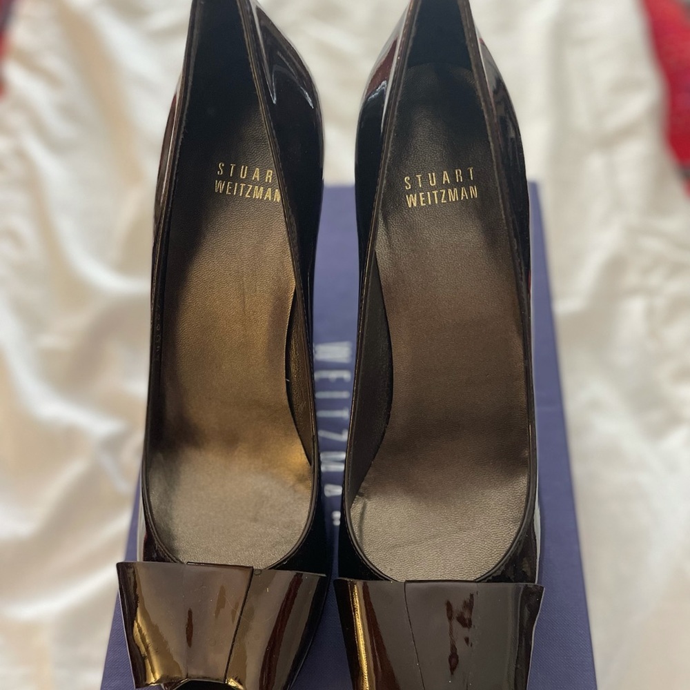 Stuart Weizmann Bowright Platform Heels - image 2